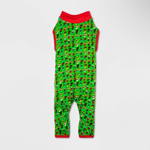 Dog and Cat Holiday Family Multi Santas Pajama - Wondershop Size M L XL - Picture 2 of 9